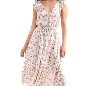 NWT Lucky Brand boho floral dress size small